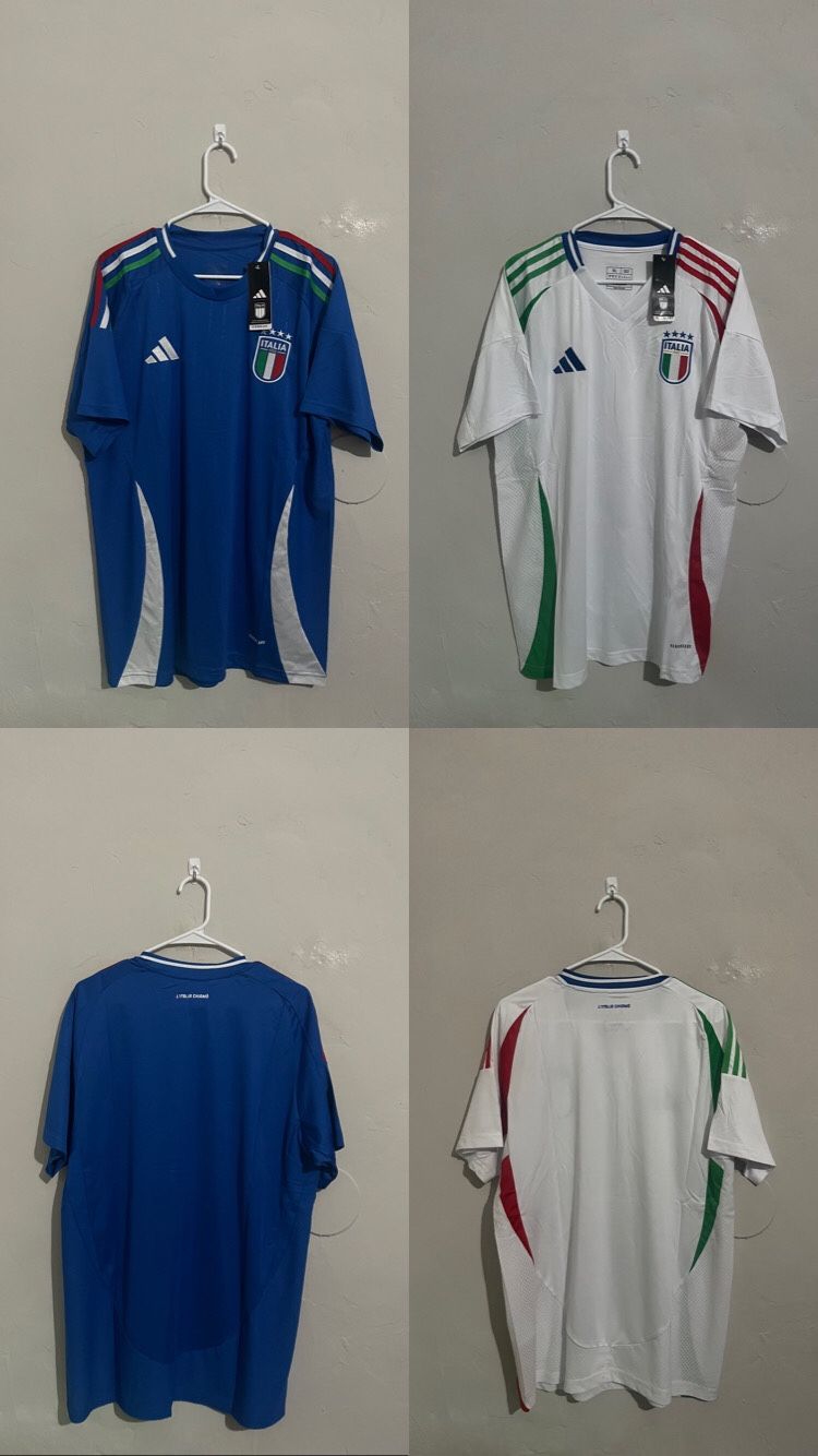 Italy 2024 Home Away Jersey (medium Large XL)