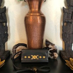 Versace La Medusa Leather Purse