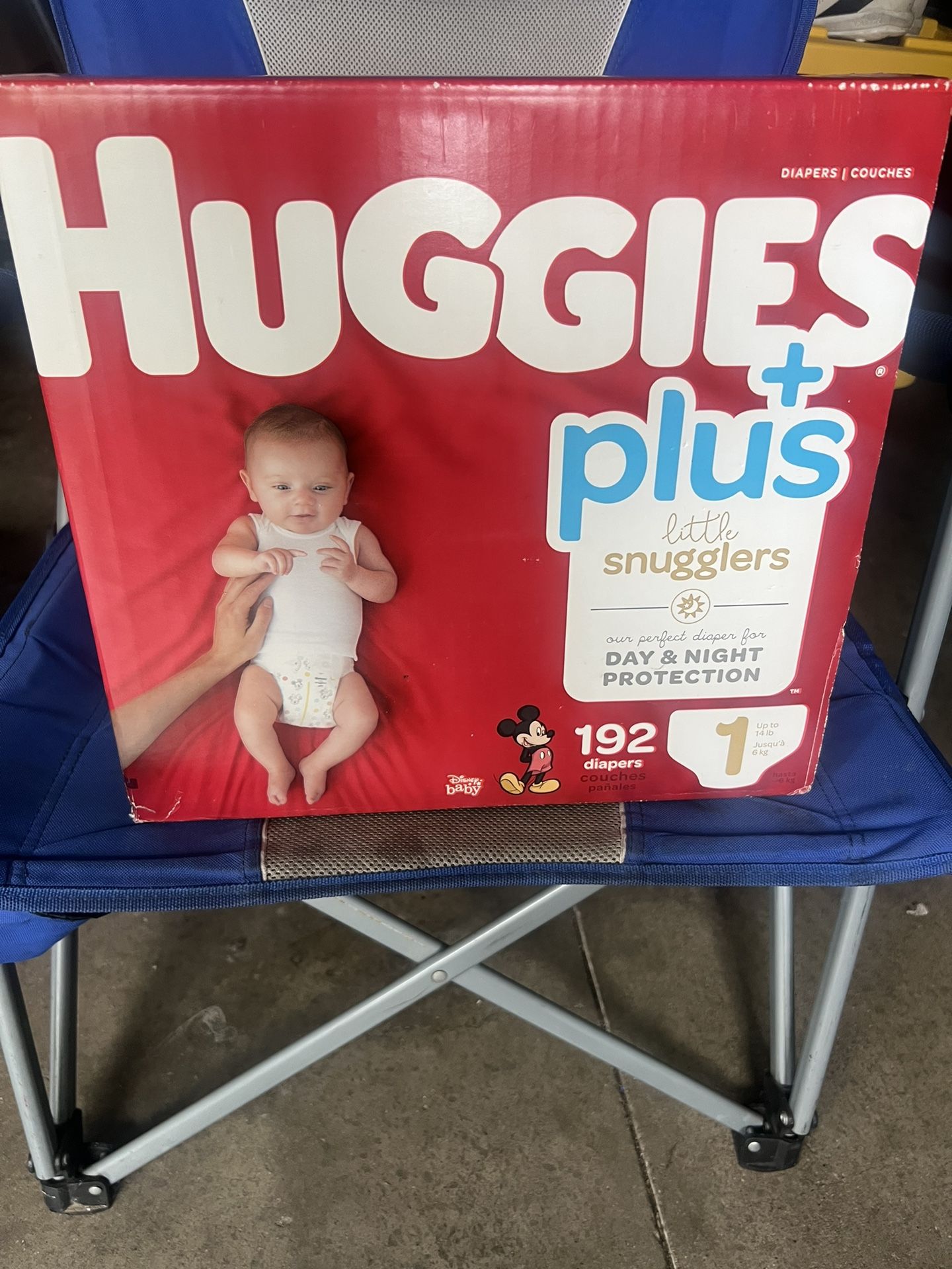Huggies Plus ,little Snuggles ,New in the box.$50.00