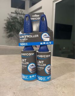 Evercare value pack lint roller all purpose 100 clean tear sheets