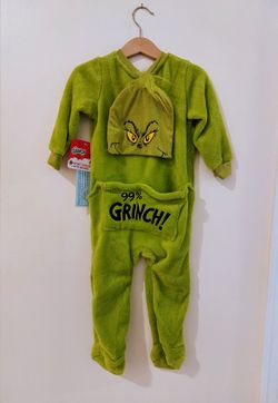 NEW GRINCH ONESIE SZ 18Months