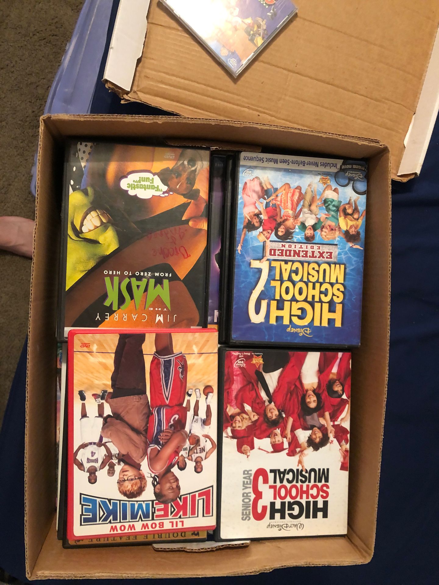 Box of dvds