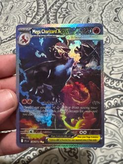 Mega Charizard X EX Holographic Card