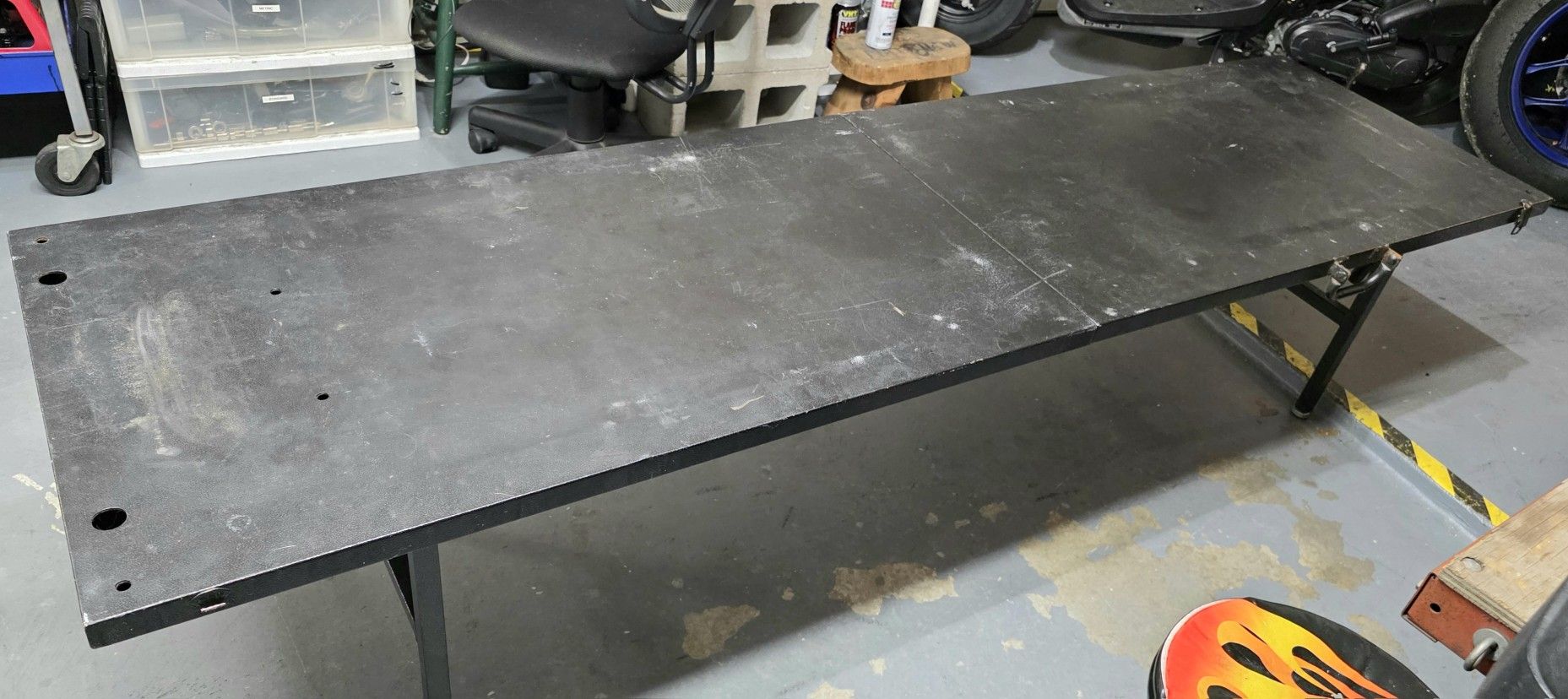Heavy-Duty Folding Motorcycle Table - $150 (Raleigh)