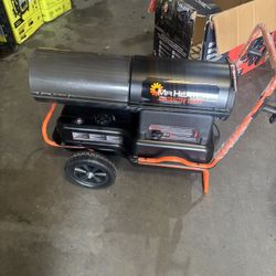 Contractor Series 140,000 BTU Black Forced Air Kerosene/Diesel Outdoor Space Heater with Thermostat 