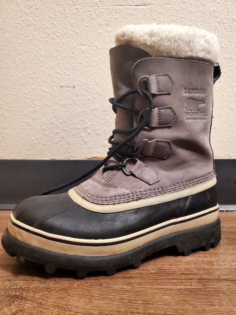 Sorel Caribou WP Shale/Stone NL1005-051 Winter Snow Boots US Women’s Size 7