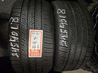 2 Tires 245.40.18 Michelin Pilot Sport 90 % Tread Dot 4223