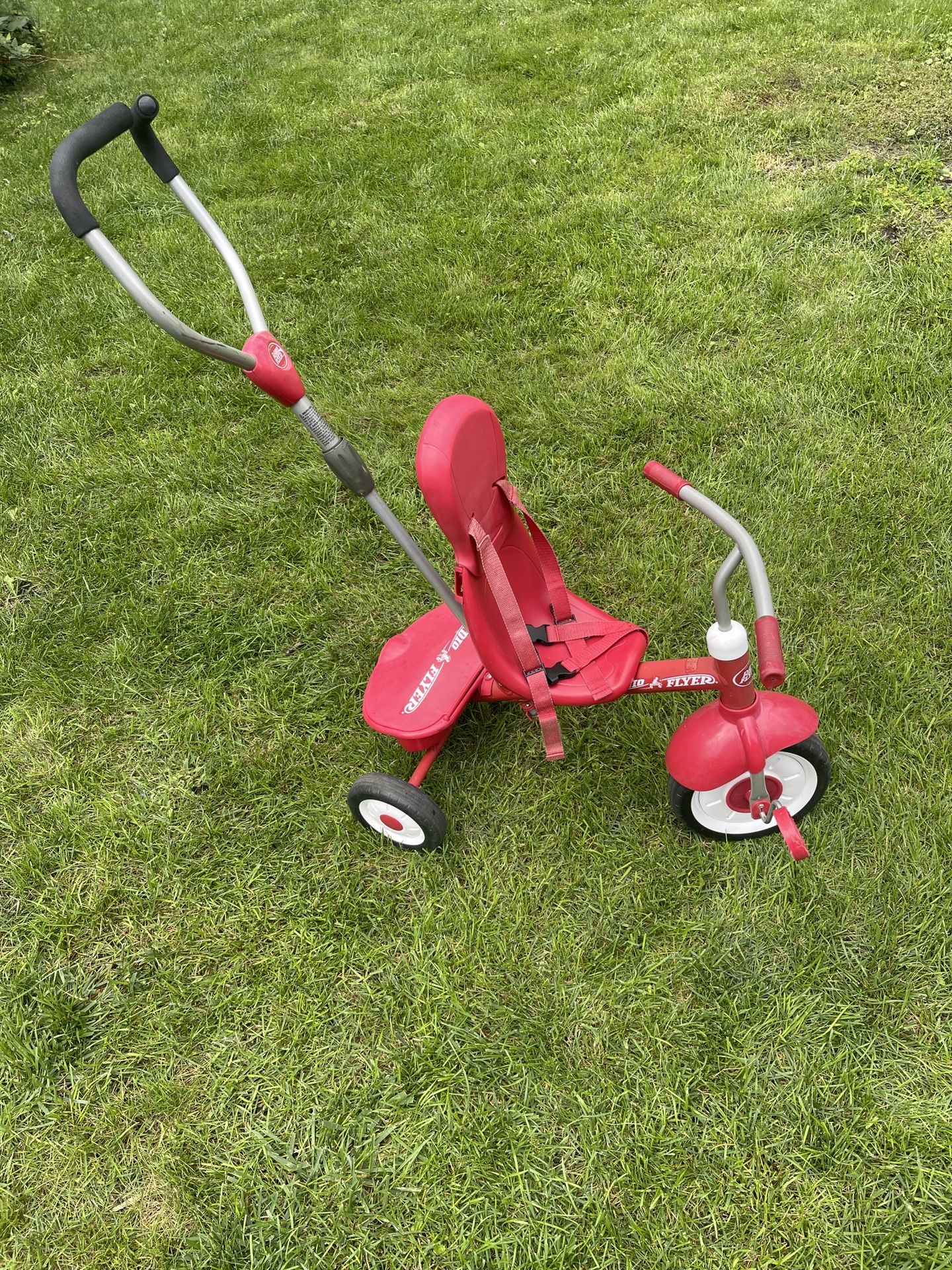 Radio Flyer Tricycle with Push Handle