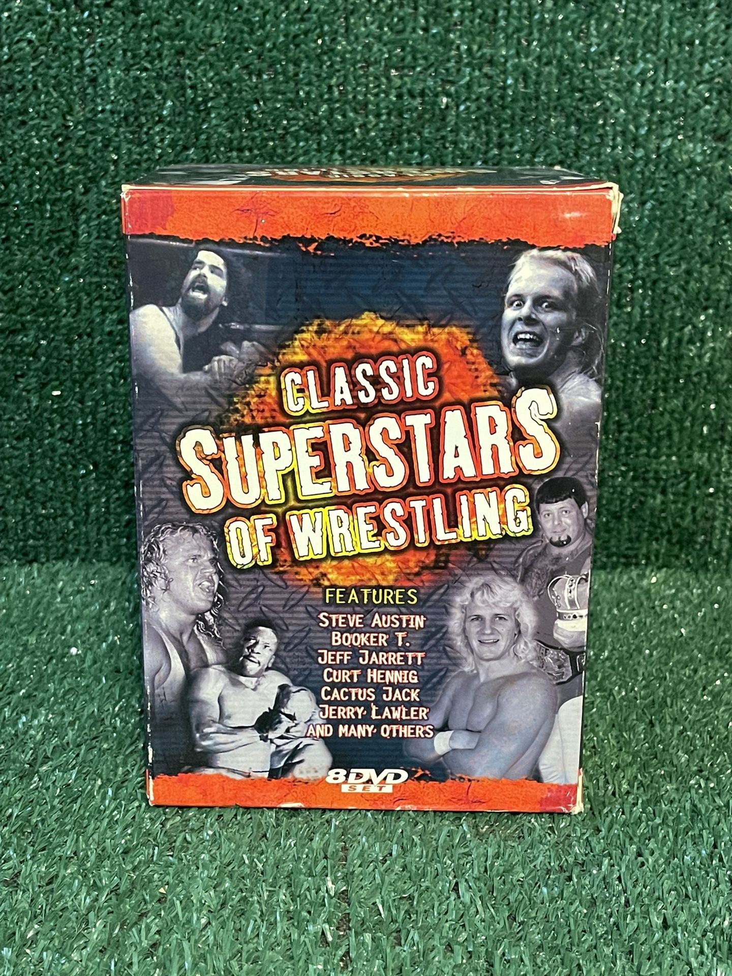 2003 Classic Superstars Of Wrestling 8 DVD Set Brand New WWE- WWF. Fast Shipping!