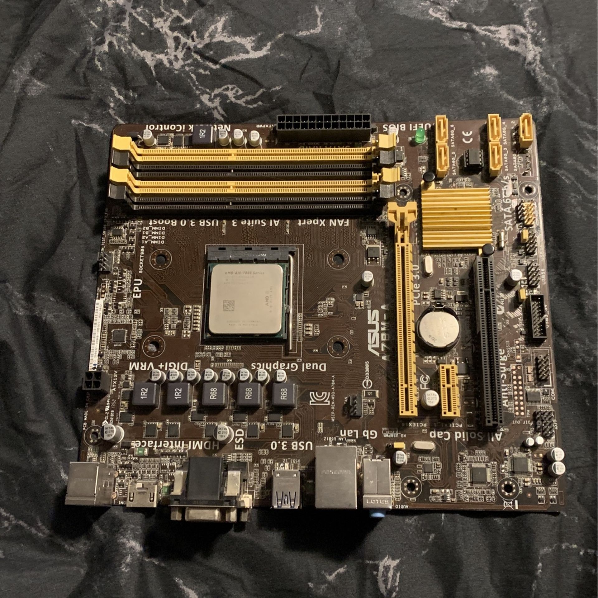 cpu motherboard combo (read desc)