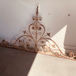 Antique Wrought Iron Architectural Pediment
