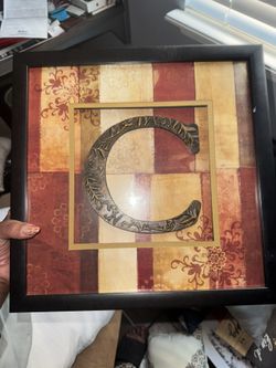 Initial Wall Decor