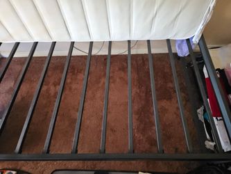 Metal Bed Frame and Mattress