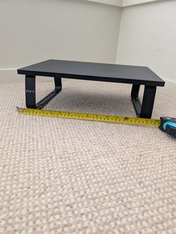 VIVO Ergonomic Desktop Monitor Stand / Desk Riser (Black)