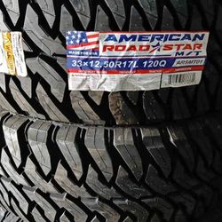 33/1250/17 SET Of New Tires 