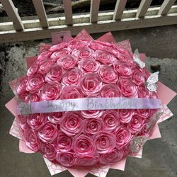 Ramo Buchon, Eternal Roses, Forever Flowers, Flower Bouquet 