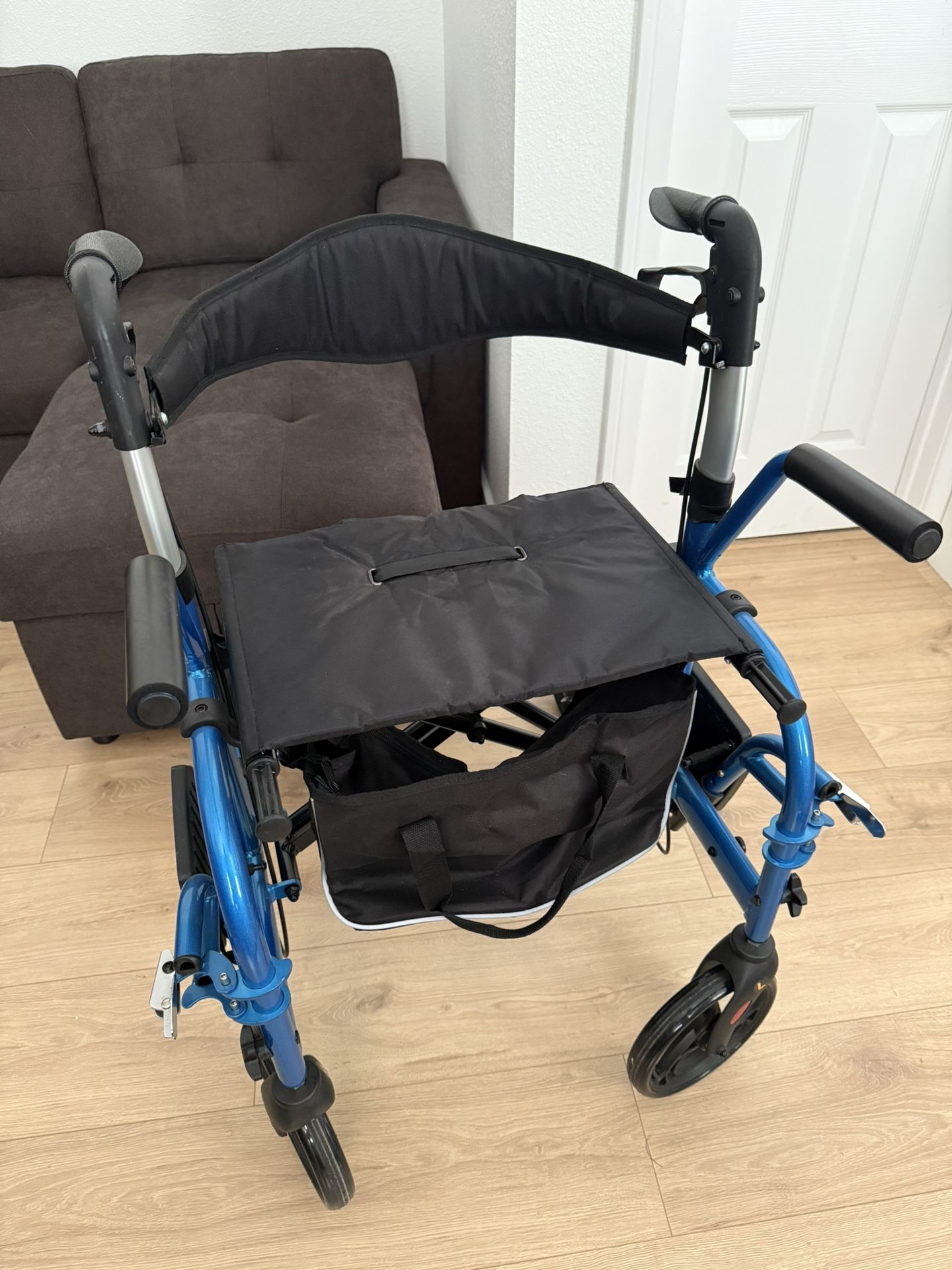 Rollator Walker Wheelchair Combo