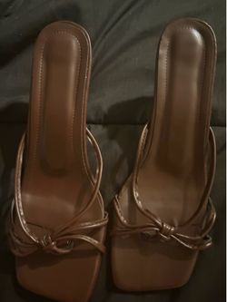 Brown heels
