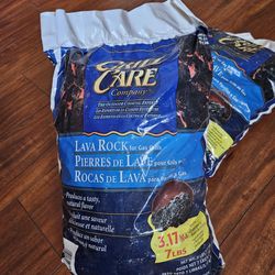 Lava Rock for BBQ Grill,Two Bags 