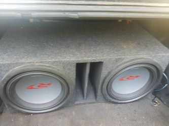 12" inch Alpine speakers type R and 4000 Power Acoustic amp for $650
