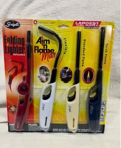 Brand New in Package 4 Folding Lighters