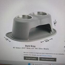 WeatherTech Elevated Double Bowl Feeding System