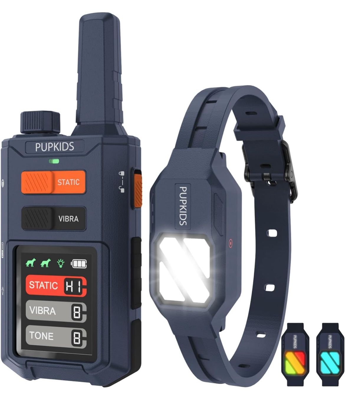 🌼💰4️⃣0️⃣Dog Training Collar with Remote 3 Night Lights- 4200 FT Innovative E Collar for Dogs Training 119 Training Levels, 100% Safe Waterproof Rech