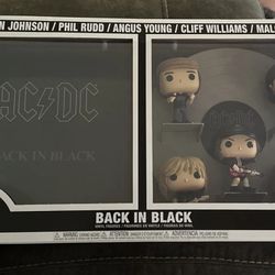 AC/DC #17 Funko Pop! Deluxe Album Back in Black Walmart Exclusive 5-Pack