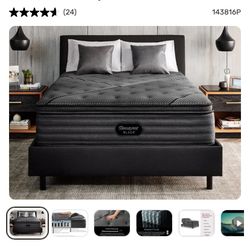 King Mattress BeautyRest Black L-Class Pillow Top Firm Advanced Collection With An All New Modern Design 16 Inches Direct From Factory