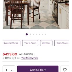 Raymour Flanigan (Top Brand) Dinner Table