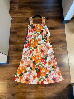 Chloe+Rene brand Floral Sleeveless Midi Dress