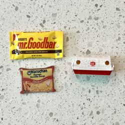 Cute miniature mini name brand food items for dollhouse or trinket tray - all for $6