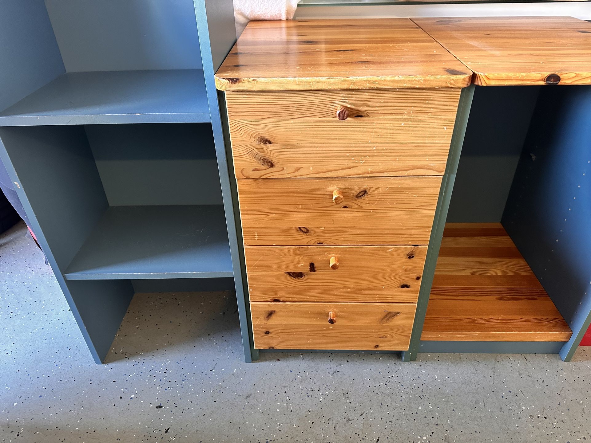 IKEA Real Wood Storage Units – Matching Set (3 Pieces)