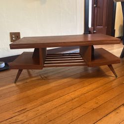 Mid Century Modern Coffee Table Double Layered 