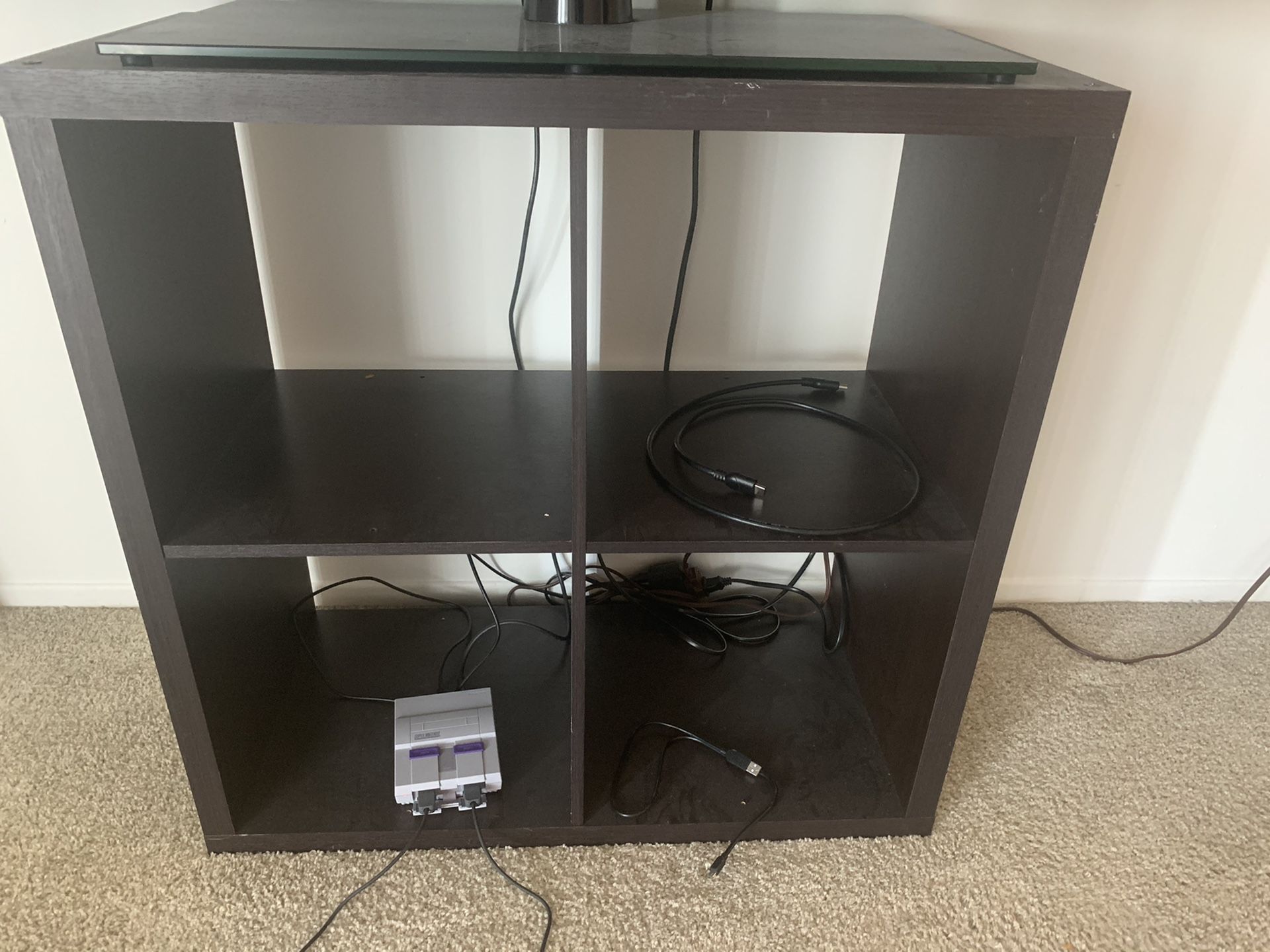 4 shelve Tv stand (snes NOT included )