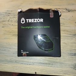 Trezor One Hardware Wallet Crypto Wallet White Complete Kit Like New