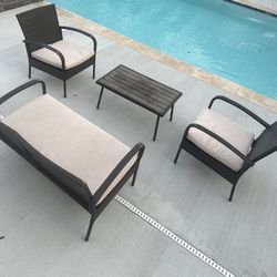4 Piece Patio Furniture Set
