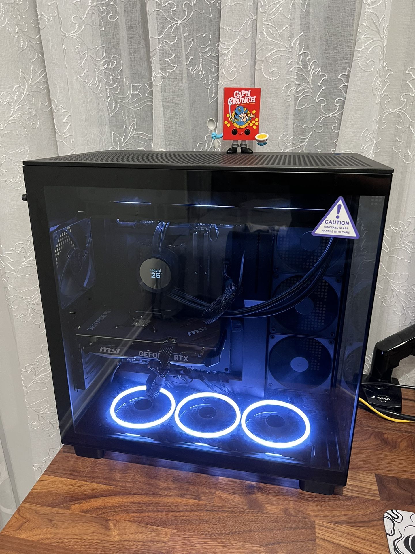 High-End NZXT Gaming PC + Monitor + Accessories – Full Setup