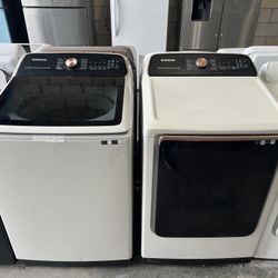 Samsung Washer And Dryer Set Big Capacity 