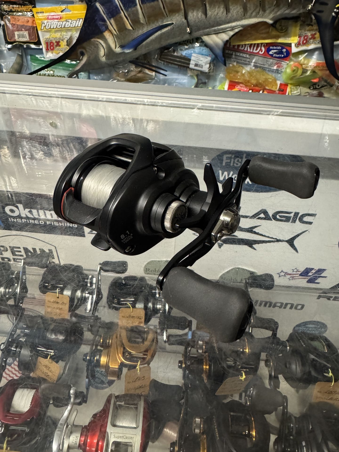 Daiwa Tatula 100xs 8.1 Like New Used Fishing Reel. Ready to Go. 