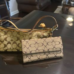 Coach Mini Bag Nd Full Size Wallet 