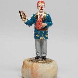 Lawyer Clown Figure On Marble Base Ron Lee