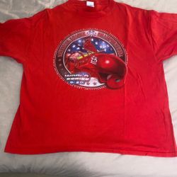 VINTAGE 2004 ST LOUIS CARDINALS WORLD SERIES SHIRT MENS  XL