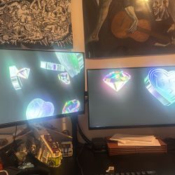 Alienware 2521HFL 240Hz 1080p 24.5” Monitor & Sceptre F24 75Hz 1080p 24” Monitors