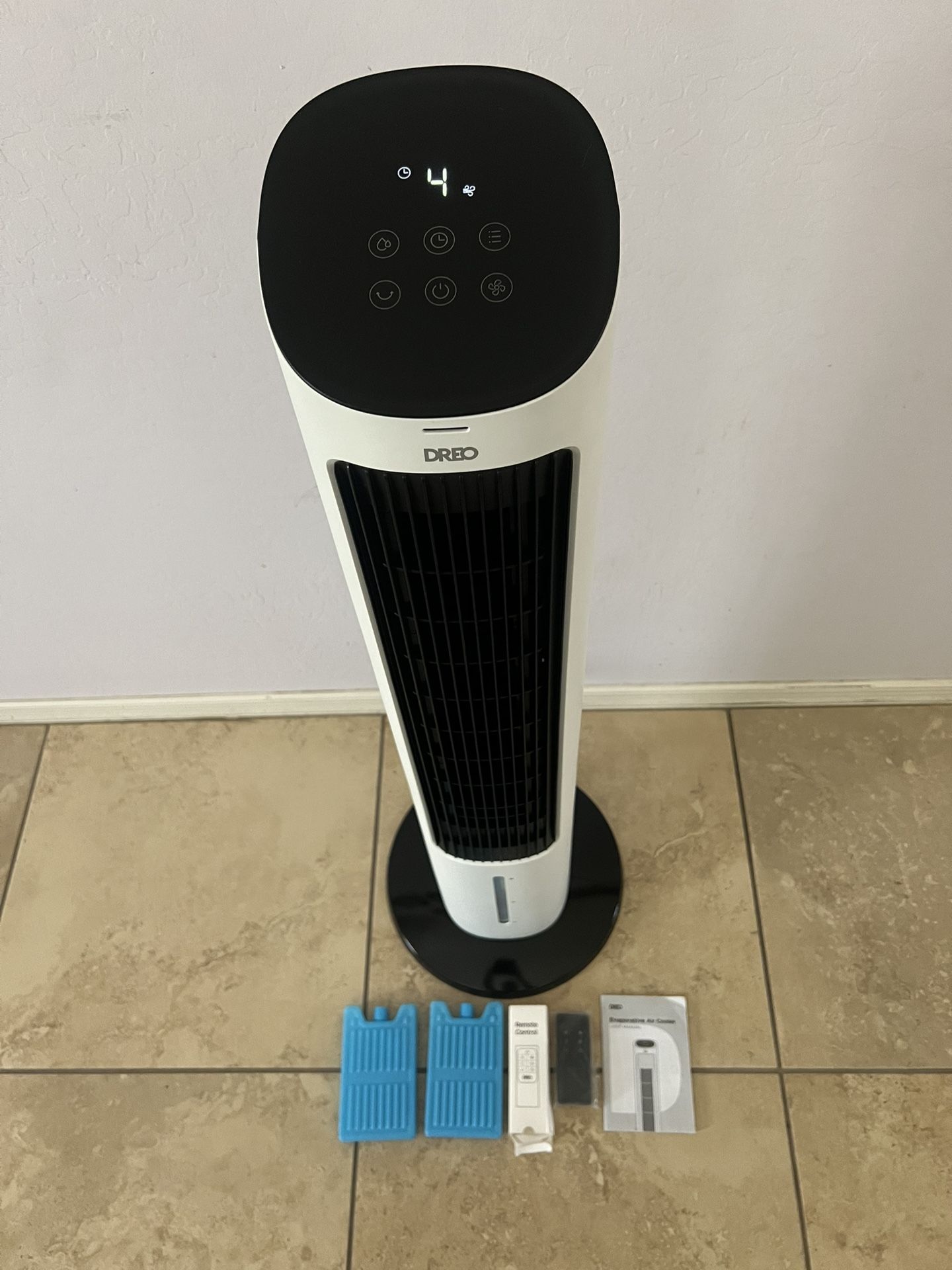 Dreo Tower Fans That Blow Cold Air, 40" Evaporative Air Cooler, Cooling Fan for Bedroom