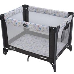 Graco Babies Baby play Pack Playpen Portable Playard, Push Button Compact Fold, activity centre