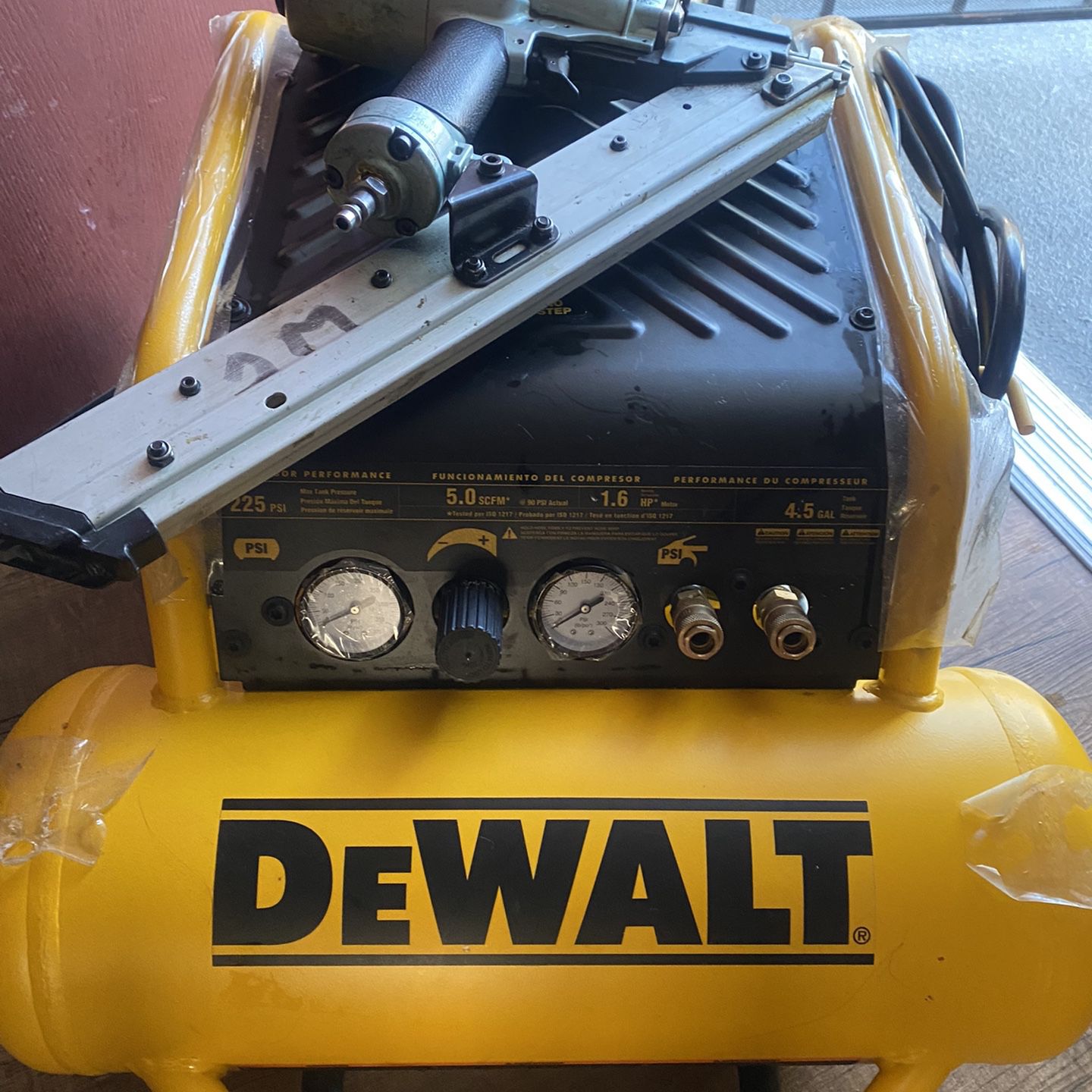 Hardware Gun And Dewalt Air Compressor