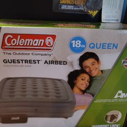 Coleman Guestrest Airbed Queen Air Mattress New