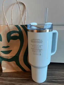 Starbucks x Stanley Spring Sky Blue Tumbler 40 oz New 2024