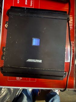Alpine bass amp